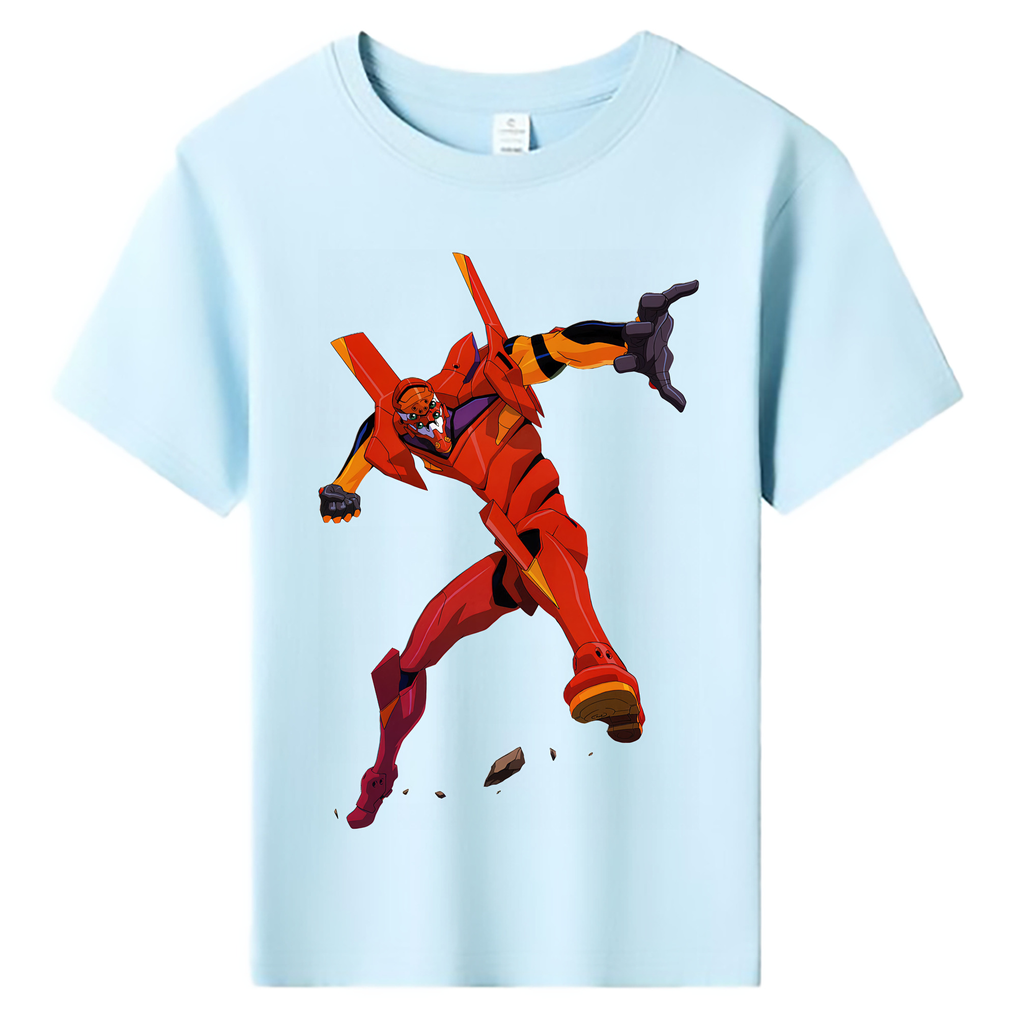 （画像用） EVA 新世紀エヴァンゲリオン 綿100％キッズTシャツ（フロントプリント）